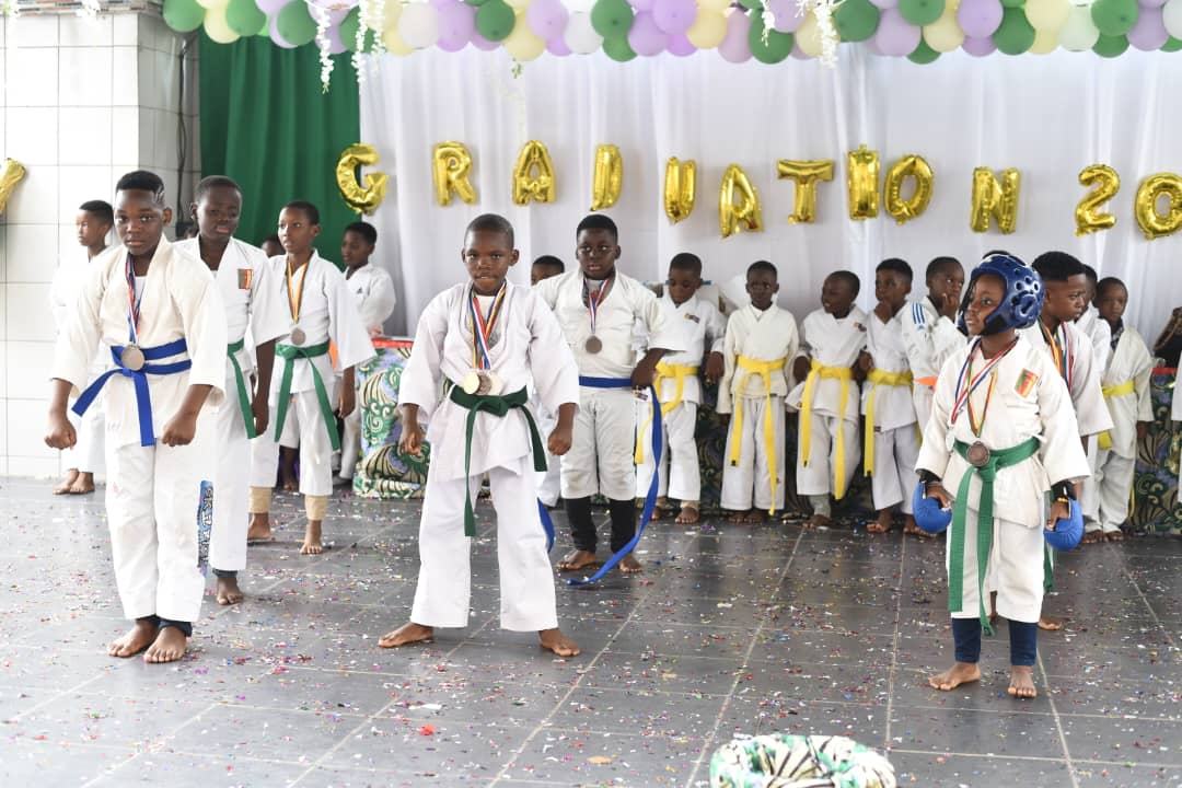 Prestations du club Karaté à la cérémonie de l'excellence