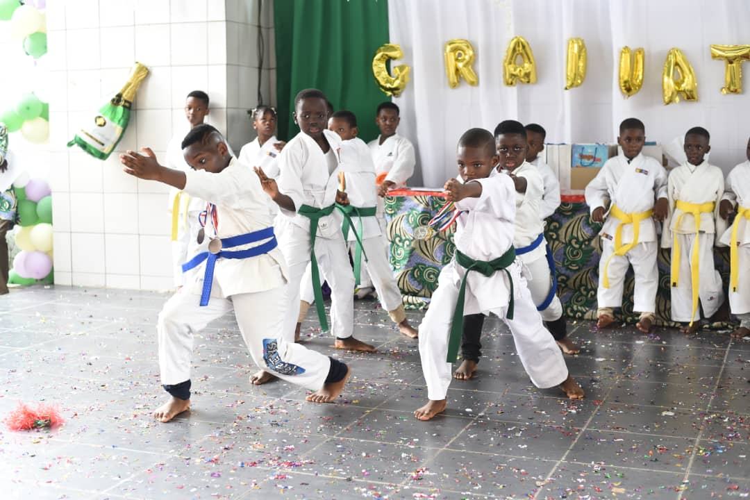 Prestations du club Karaté à la cérémonie de l'excellence