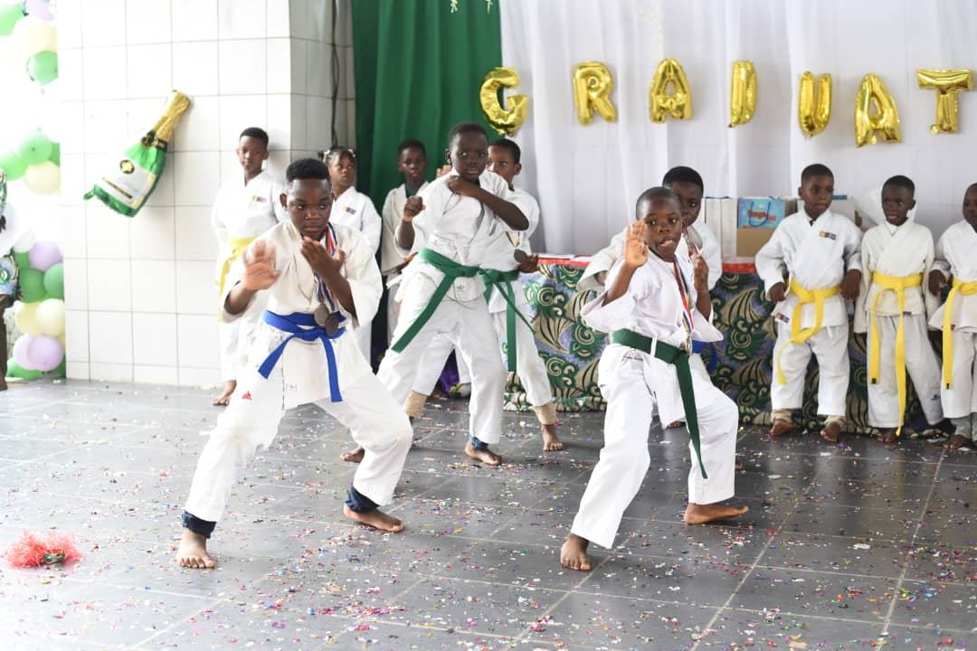 Prestations du club Karaté à la cérémonie de l'excellence