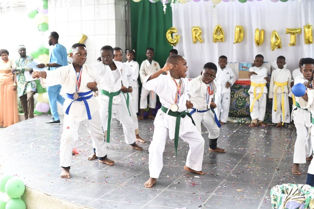 Prestations du club Karaté à la cérémonie de l'excellence