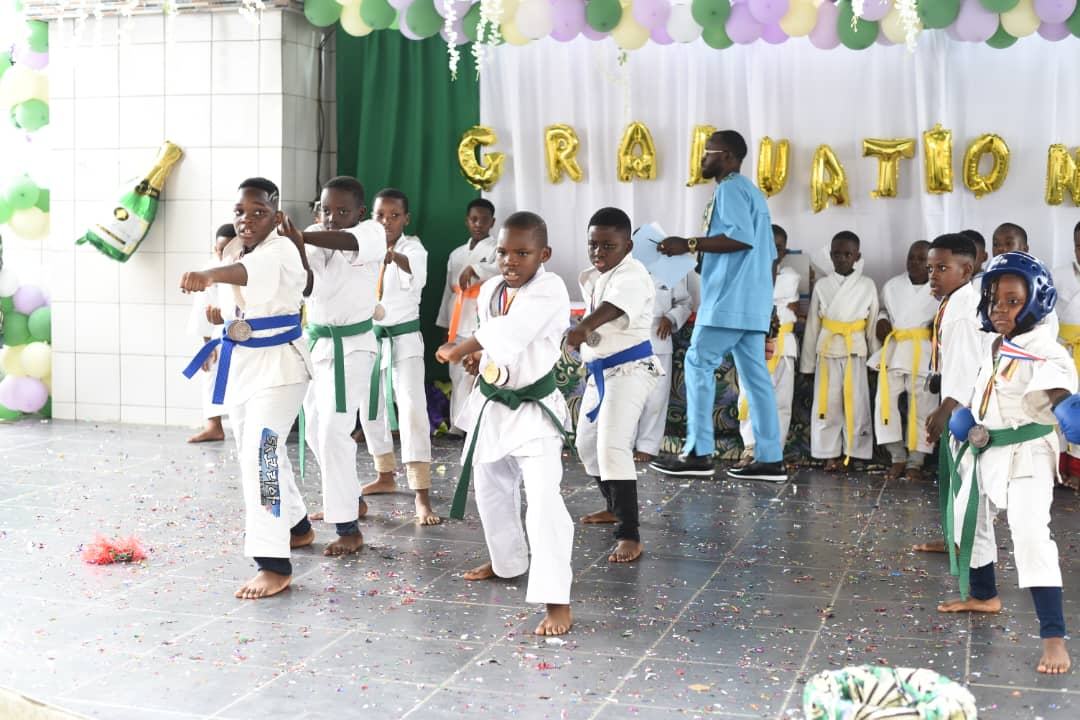 Prestations du club Karaté à la cérémonie de l'excellence